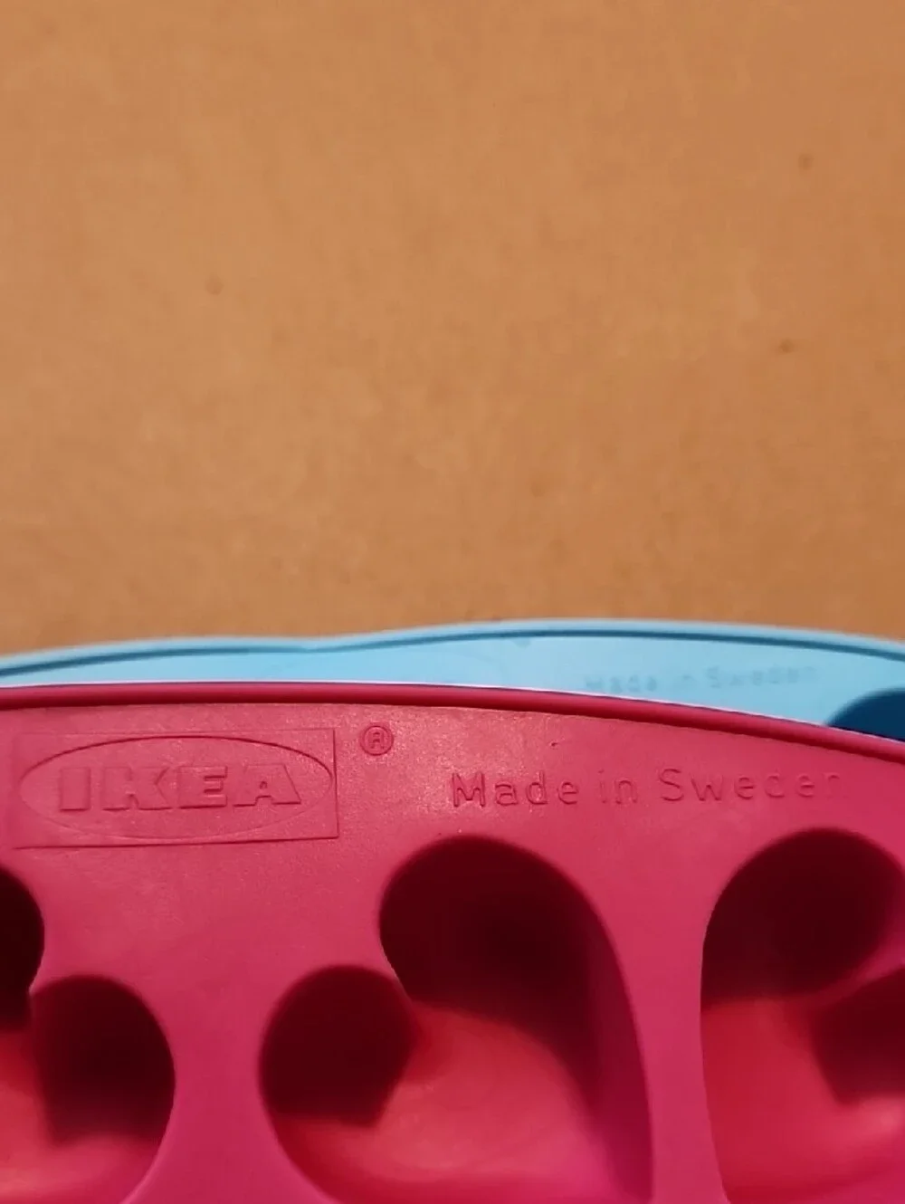 IKEA Pink Heart and Blue Pop Silicone Mold Set